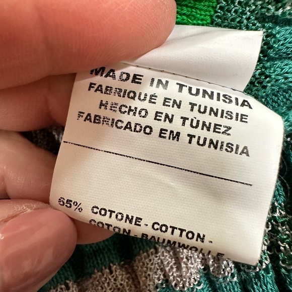 M Missoni  Twin Set, Cardigan, Sweater, Top Size 42, Green, Orange, Yellow - Picture 12 of 15